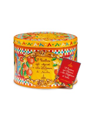 FIASCONARO Panettone Dolce&Gabbana AGRUMI E ZAFFERANO 1000g