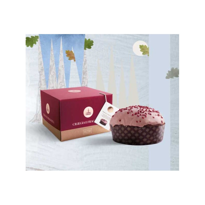 FIASCONARO Panettone CILIEGIA E FRAGOLINA 1000g